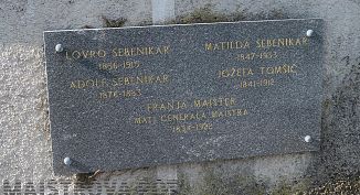 Nagrobnik Sebenikarjevih in Frančiške Maister