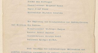 Parafiran koncept sporazuma o premirju 6. 6. 1919