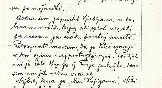 Maistrovo pismo založniku Lavoslavu Schwentnerju iz Przemyśla
