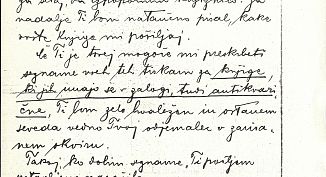 Maistrovo pismo založniku Lavoslavu Schwentnerju iz Przemyśla