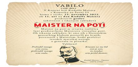 vabilo - Maister na poti