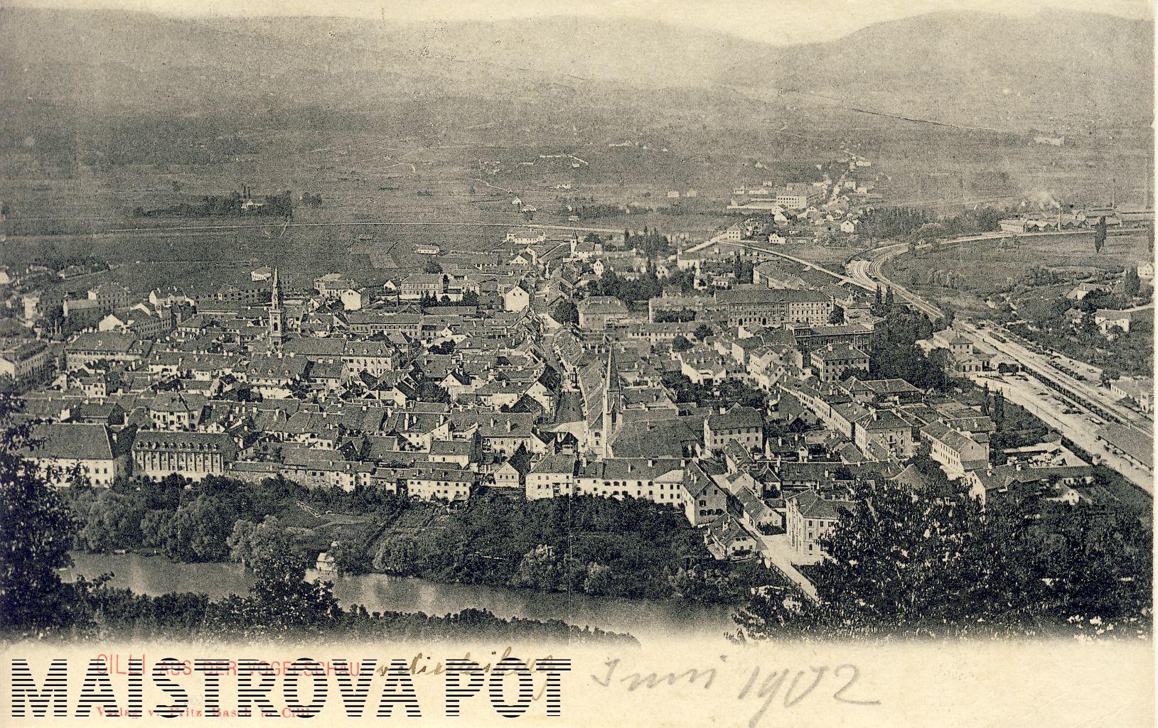 razglednica Celje pred letom 1914