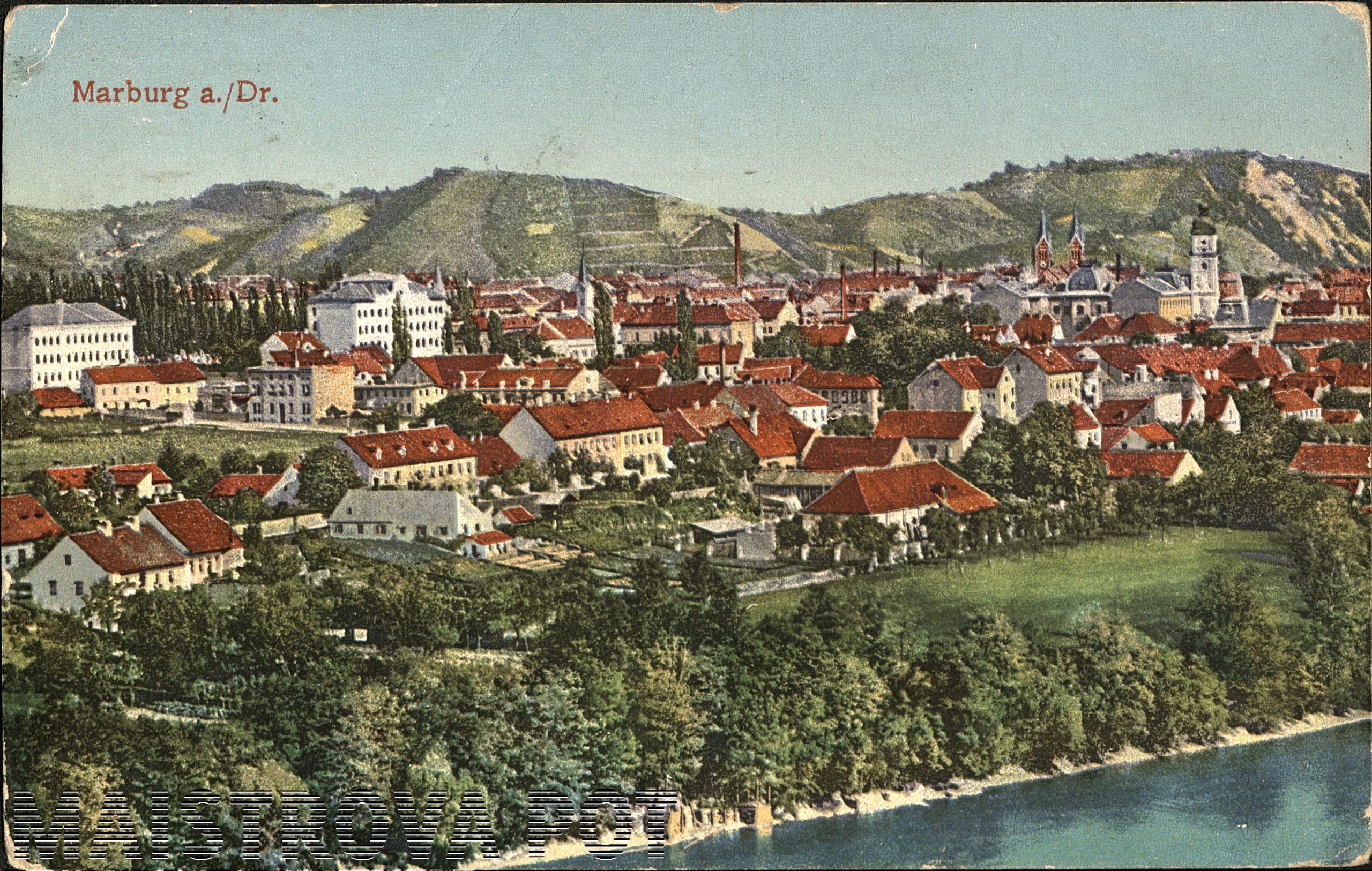 razglednica Maribor leta 1915