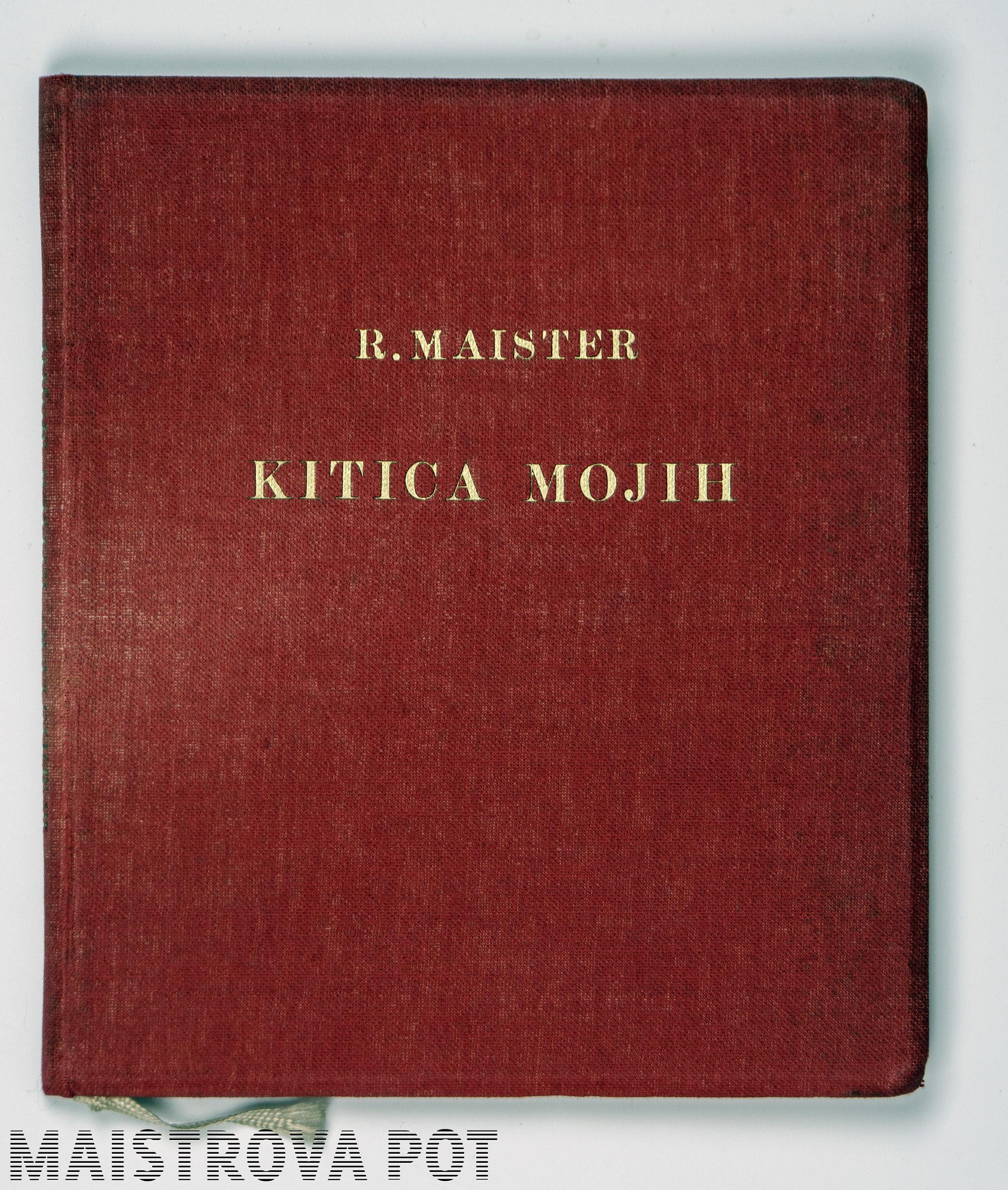 naslovnica knjige Maistrova druga pesniška zbirka Kitica