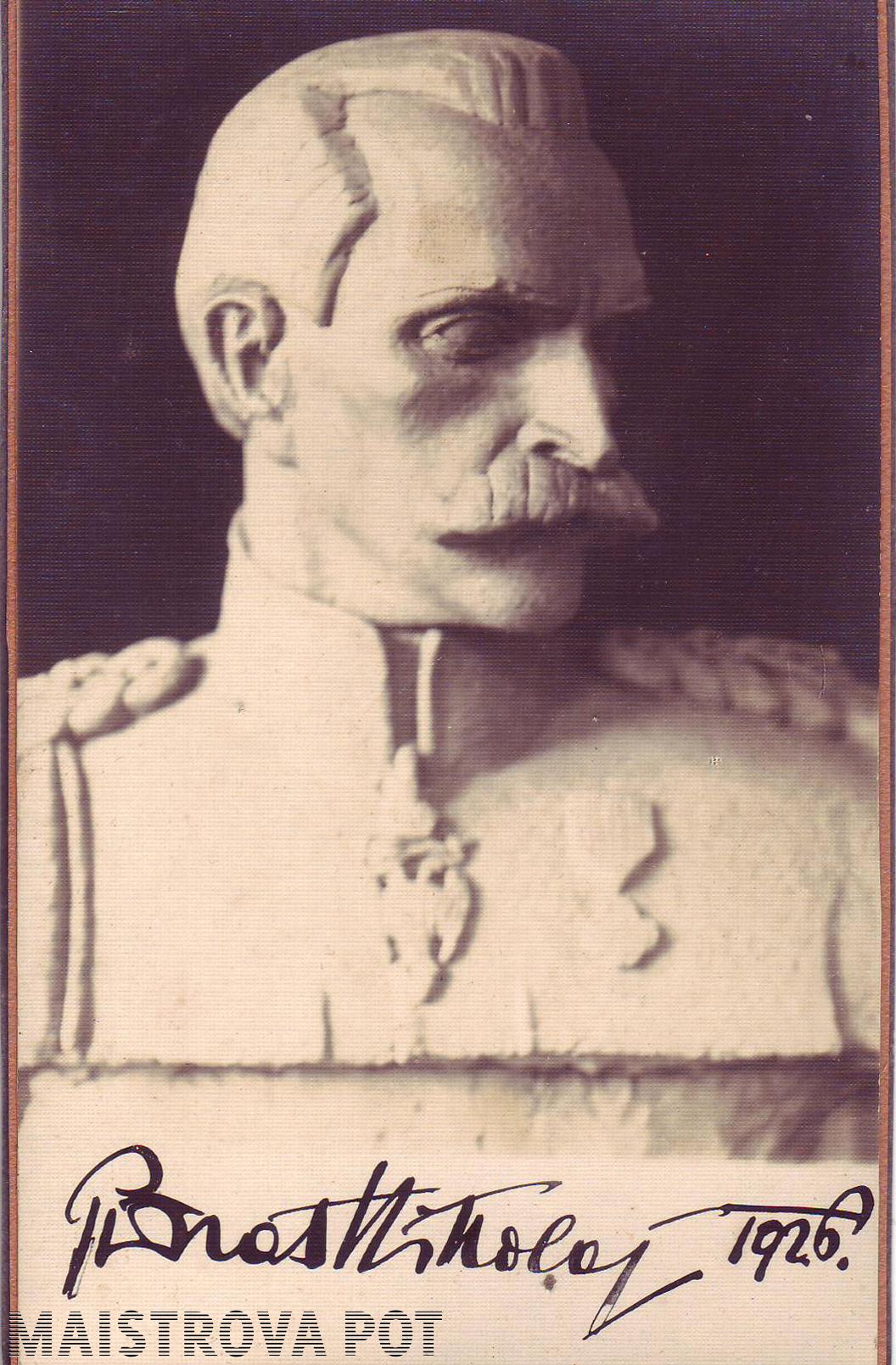 doprsni kip Rudolfa Maistra, avtor Nikolaj Pirnat,