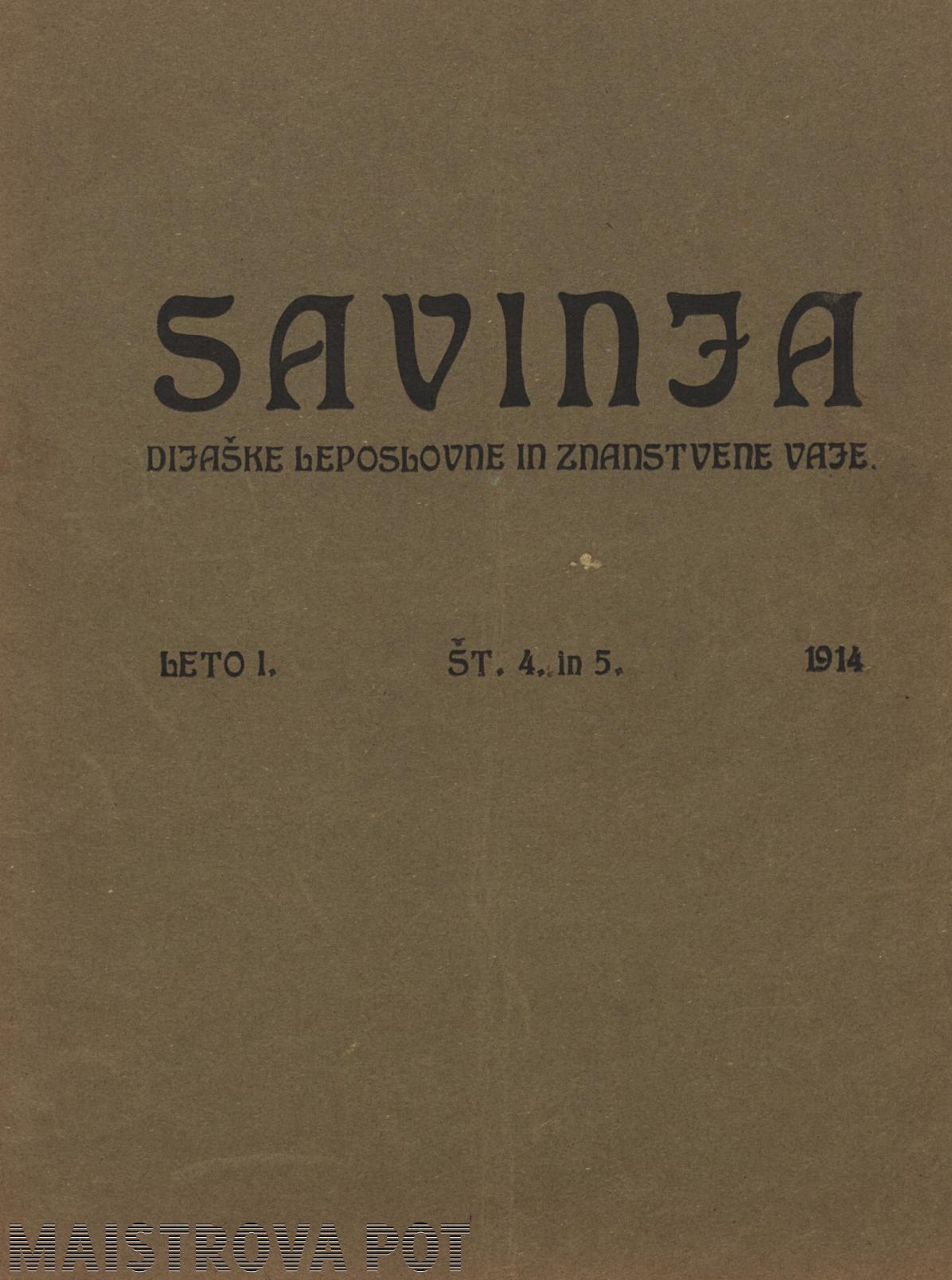 Literarni list Savinja